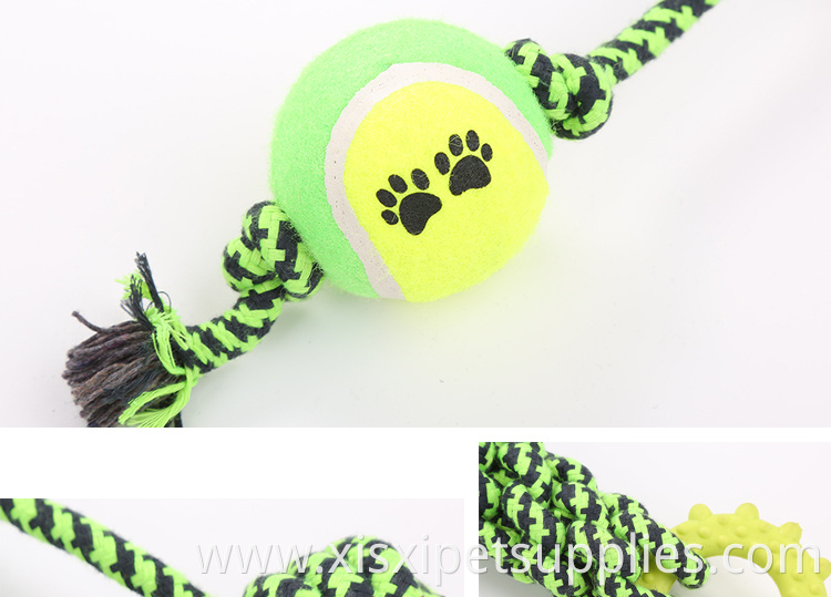 Amazon Hot Sale 8pack Pet Dog Cotton Rope Toy Molar chew toy